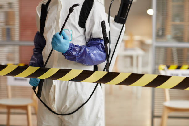 Professional Trauma Scene Cleanup technician working in Deerfield, MI
